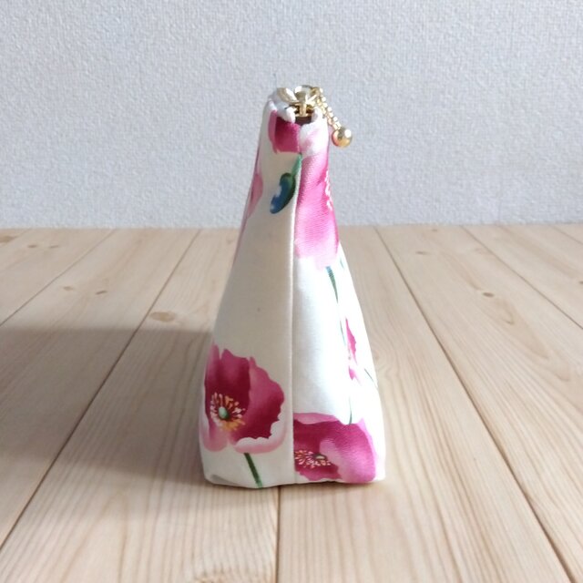 保温・保冷の洗えるポーチ 大きめ20cm 花柄 ポピー 273 | iichi 日々の