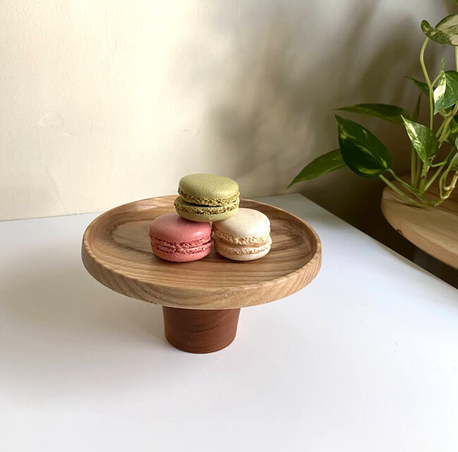 高台付きプレート　Φ15.2cm