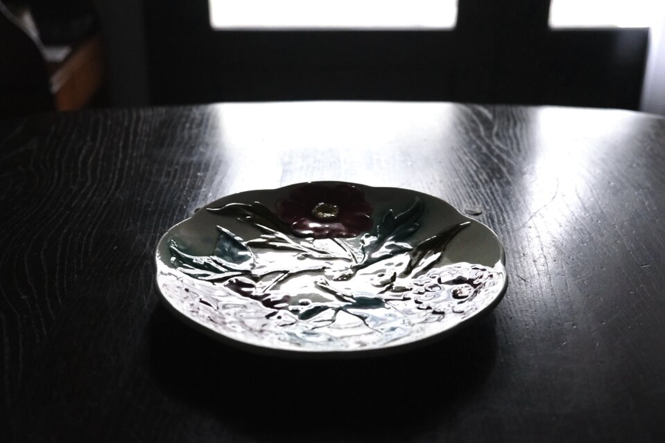 Orchies オルシ サンタマン バルボティーヌ 平皿 φ22cm フランス