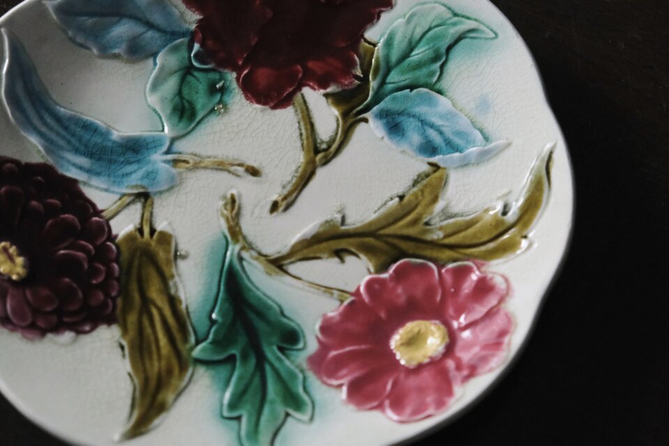 Orchies オルシ サンタマン バルボティーヌ 平皿 φ22cm フランス