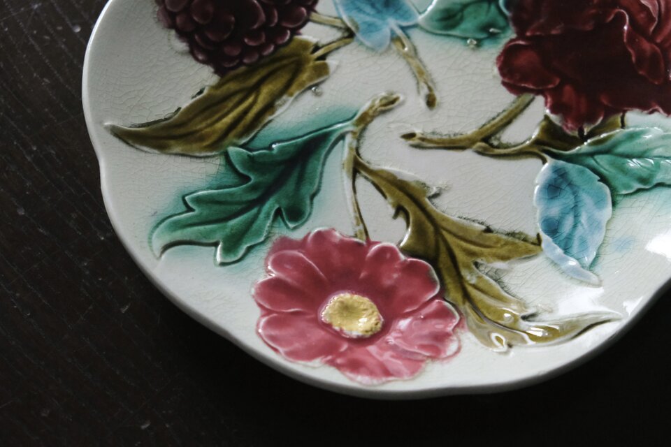 Orchies オルシ サンタマン バルボティーヌ 平皿 φ22cm フランス