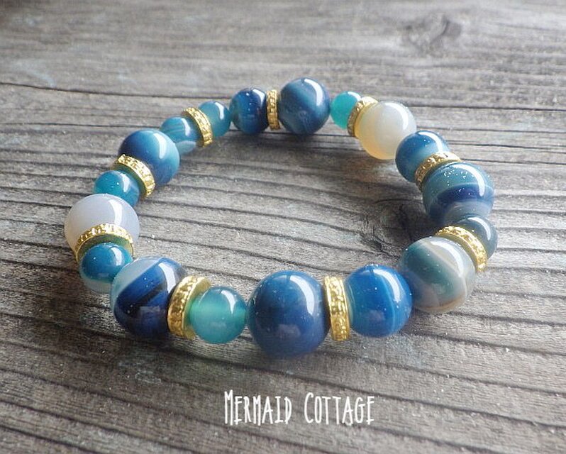 Treasure of Ryugu Castle II 竜宮城の宝物　☆Ocean Agate Bracelet