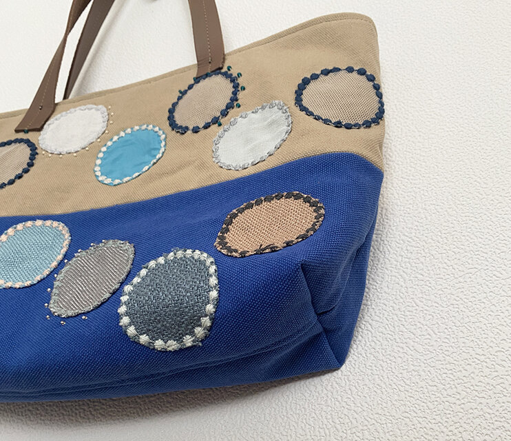 ミナペルホネン“tambourine”アップリケかばん | iichi 日々の暮らしを