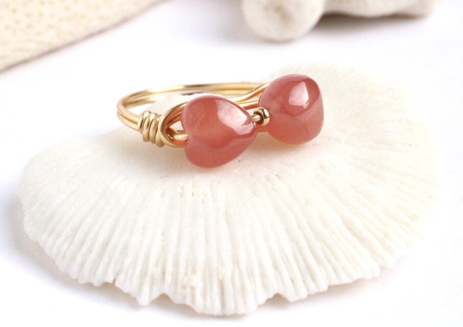 インカローズ　Ribbon　Wire　Ring