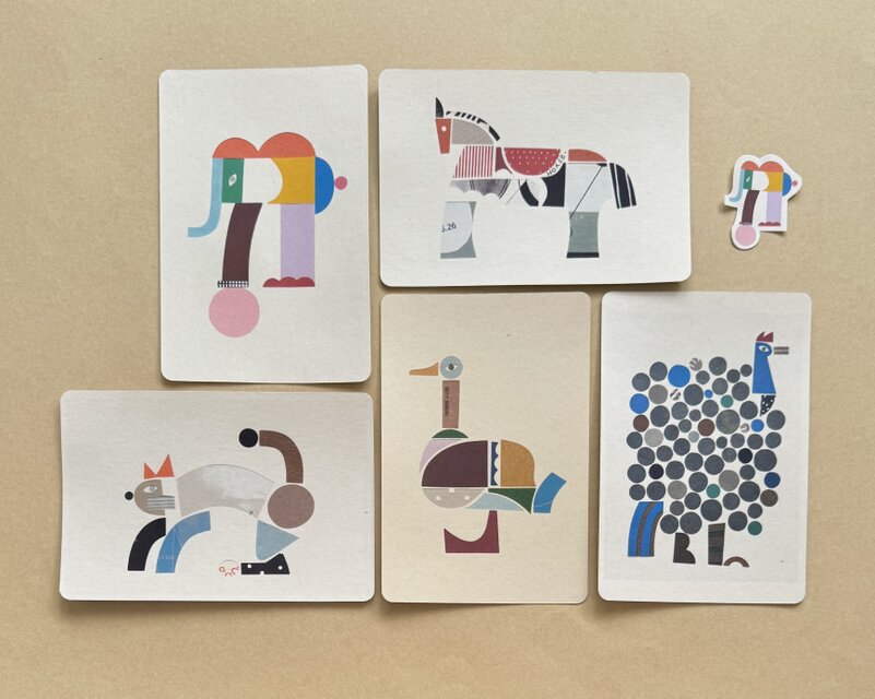 「てあそび」ポストカードセット