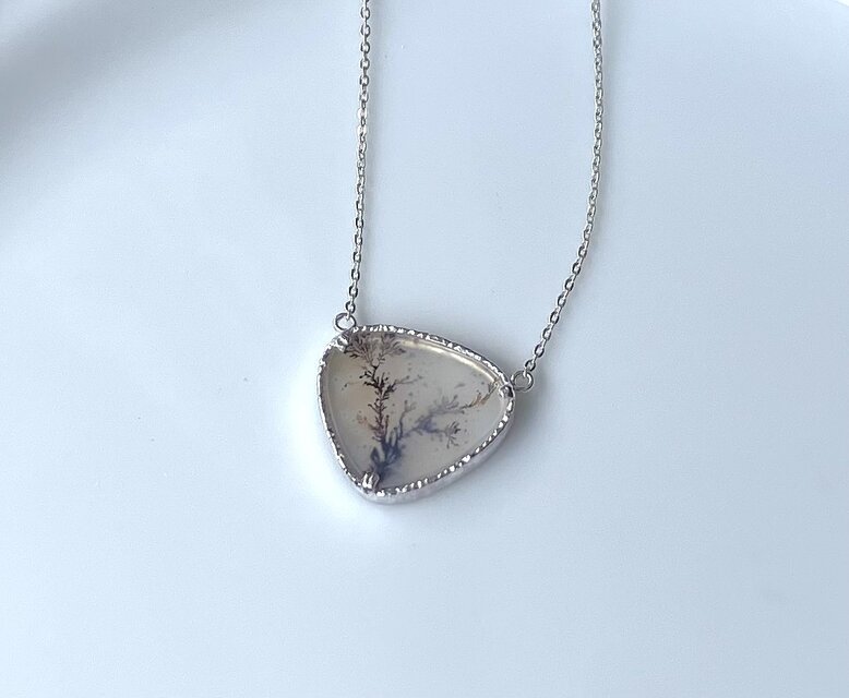 デンドリティックアゲート・ペンダント（silver９２５）