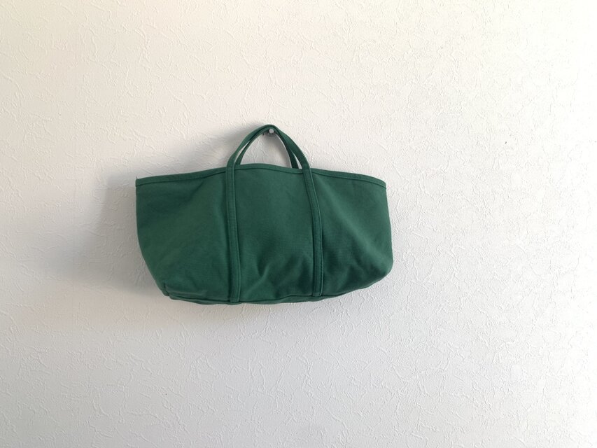 帆布 よこながTOTE (S) 常盤緑