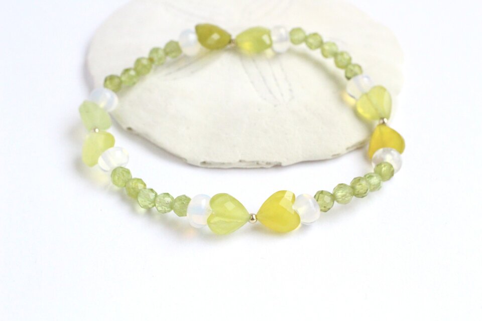 ペリドット　Slim　ブレスレット【Green】