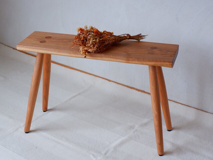 《現品》スリムベンチ（耳付) ③