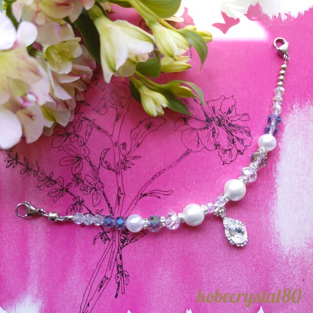 クリスタル羽織紐　カラー✢クリスタル