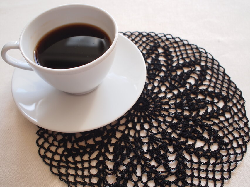 botann ドイリー 黒【23.0cm】