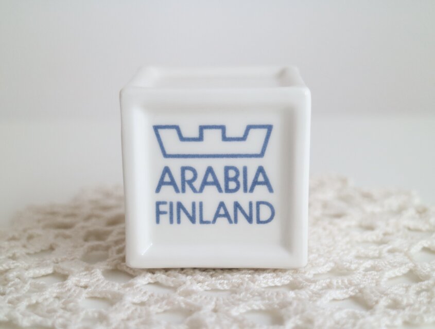 専用 ARABIA アラビア ディーラー サイン キューブ 非売品 ビンテージ ARABIA アラビア ディーラー サイン キューブ 非売品