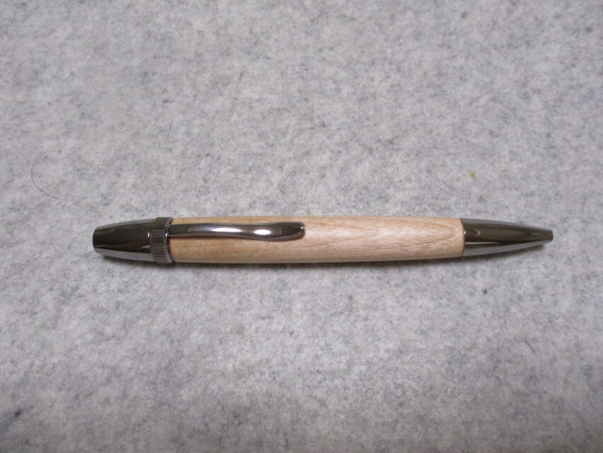 斧折樺(オノオレカンバ)　椿油仕上げ　回転式ロングパトリオットボールペン　