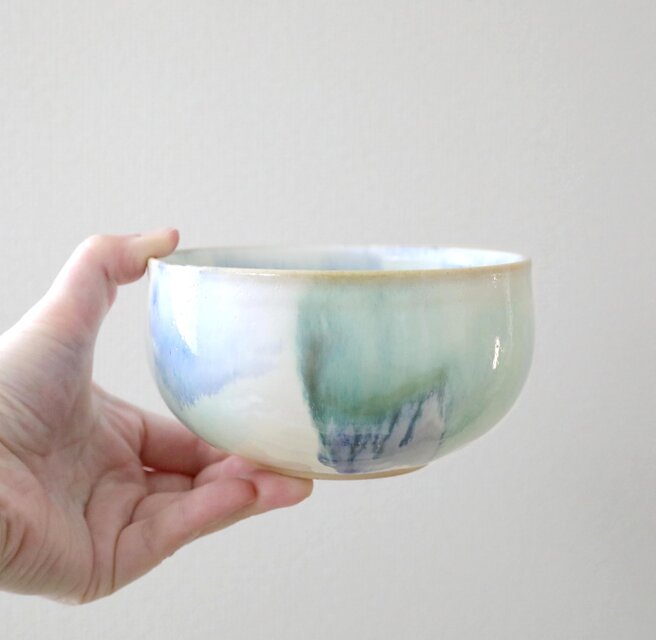 やわらかなグリーン釉のおしゃれ碗 Yシリーズ 緑色釉 | 陶芸ショップ.コム / 陶芸用品・陶芸材料の