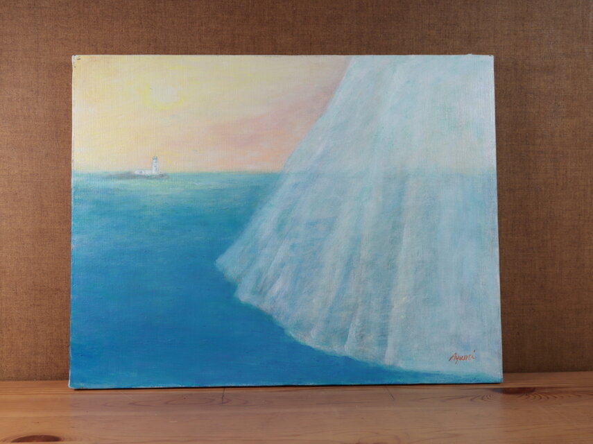 油絵「窓辺の風景」 | iichi 日々の暮らしを心地よくするハンドメイド