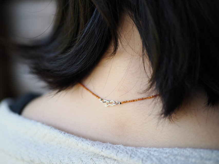 MTO> -Khmer beads- choker necklace | iichi 日々の暮らしを心地よく