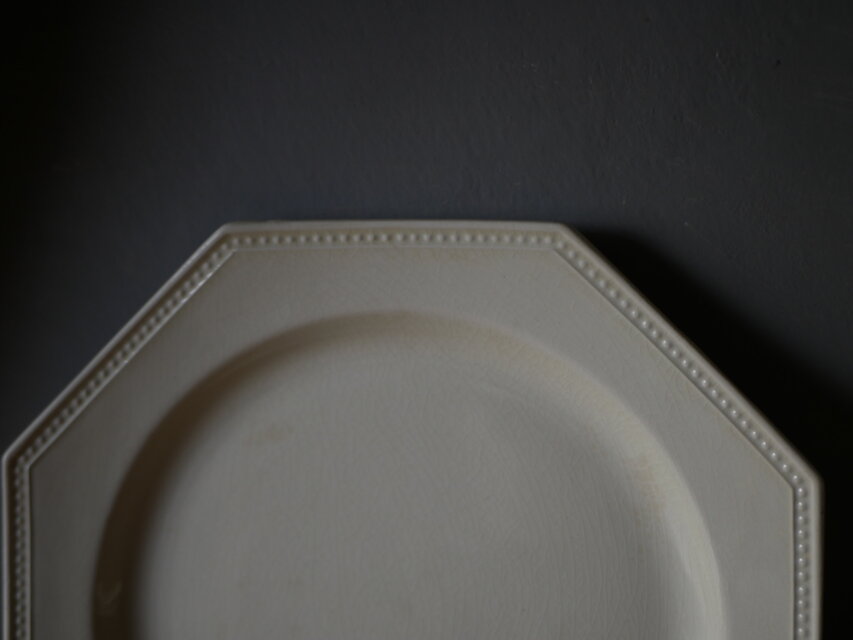 フランスアンティーク　オクトゴナル french antique platter / 18世紀のオクトゴナル皿 | VIRON