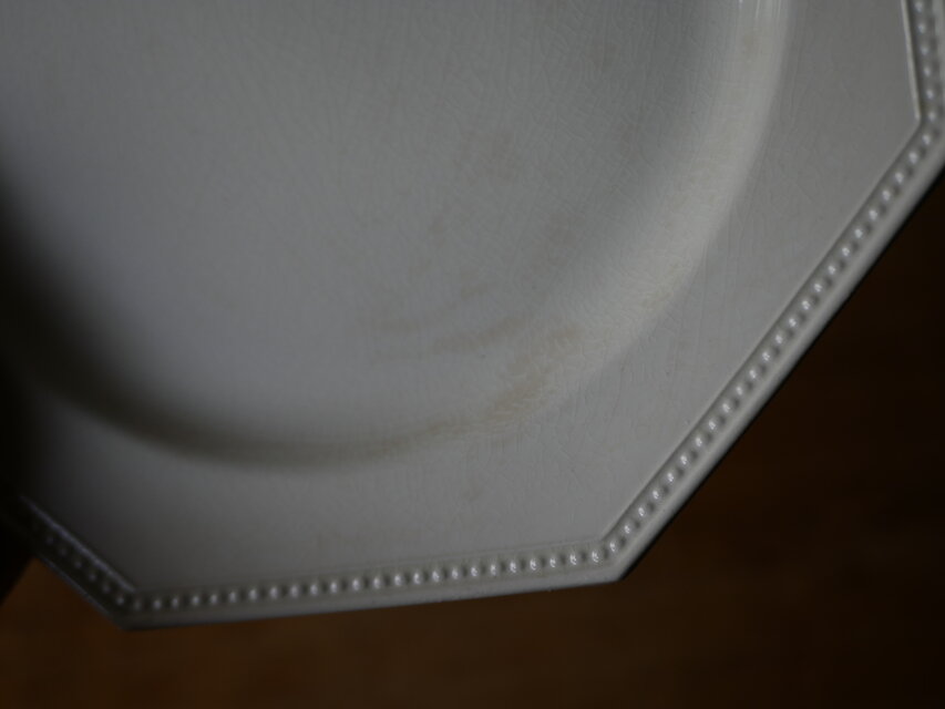 フランスアンティーク皿　モントロー　Montereau アンティーク no.1 MONTEREAU クレイユモントロー オクトゴナル フランス