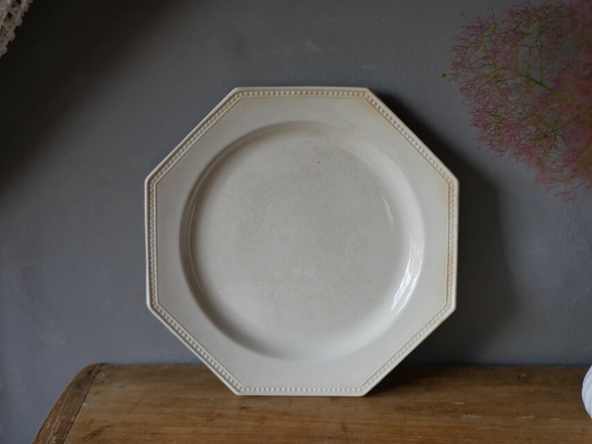 sorap-　未使用モントロー　オクトゴナル皿　超美品 no.1 MONTEREAU クレイユモントロー オクトゴナル フランス