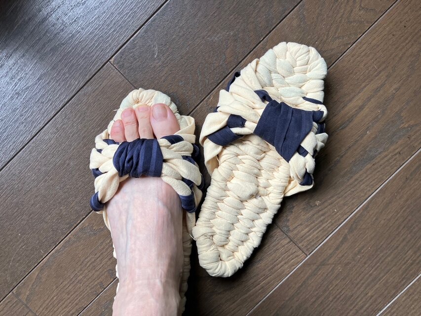 さらふわ幸せルームサンダル（コットン製） 訳ありお買い得