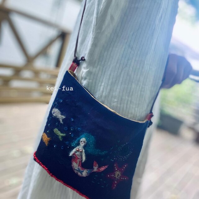 お散歩ポシェット…人魚姫