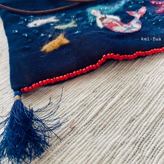 お散歩ポシェット…人魚姫 | iichi 日々の暮らしを心地よくする