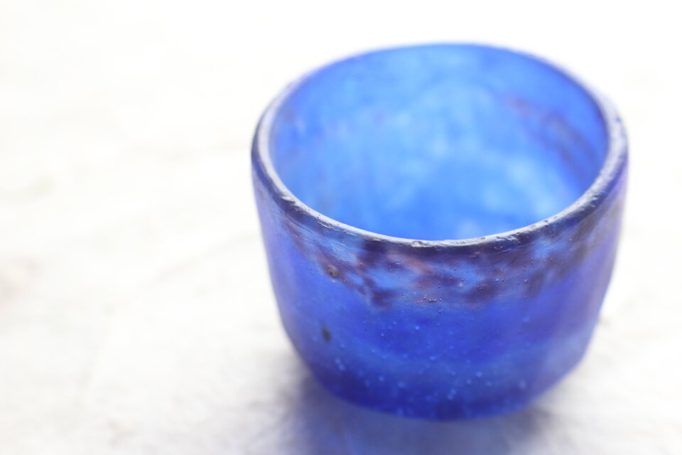 ガラス 溶かし込みぐい吞み 其の伍