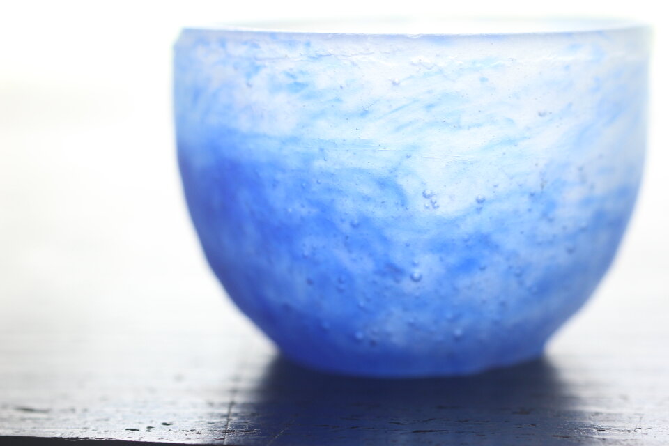 ガラス 溶かし込みぐい吞み 其の捌