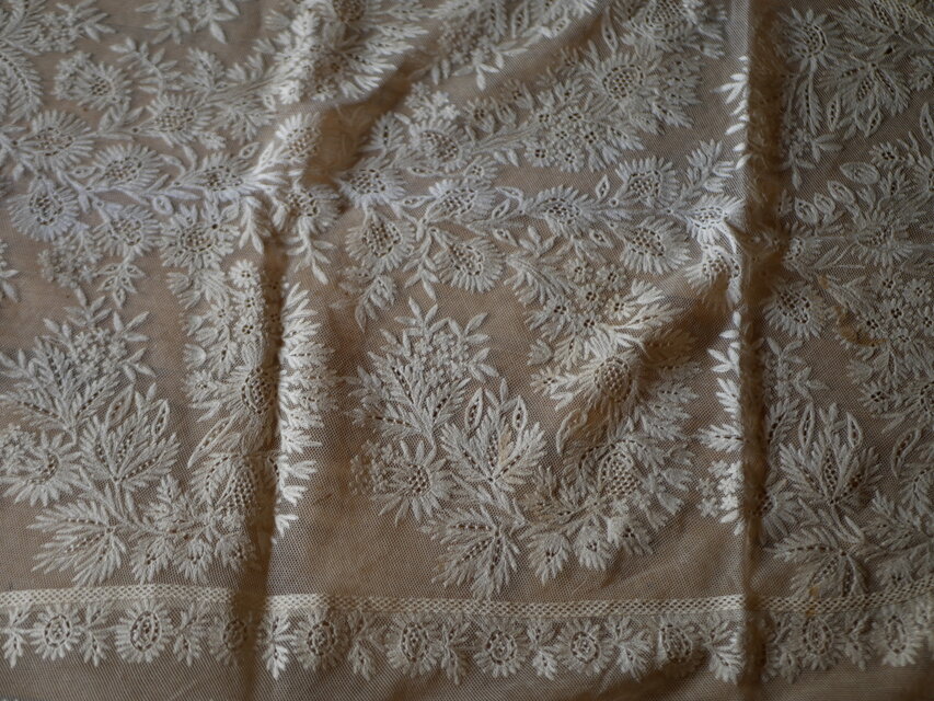 アンティークレース テーブルクロス フランスアンティーク