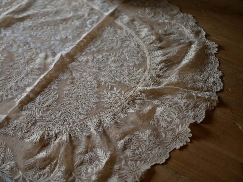 アンティークレース テーブルクロス フランスアンティーク