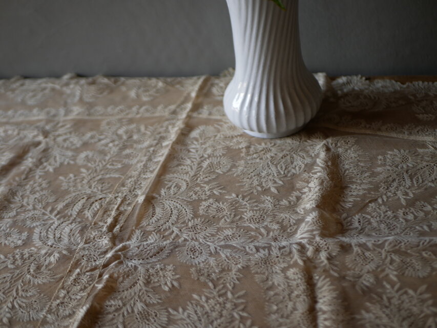 アンティークレース テーブルクロス フランスアンティーク