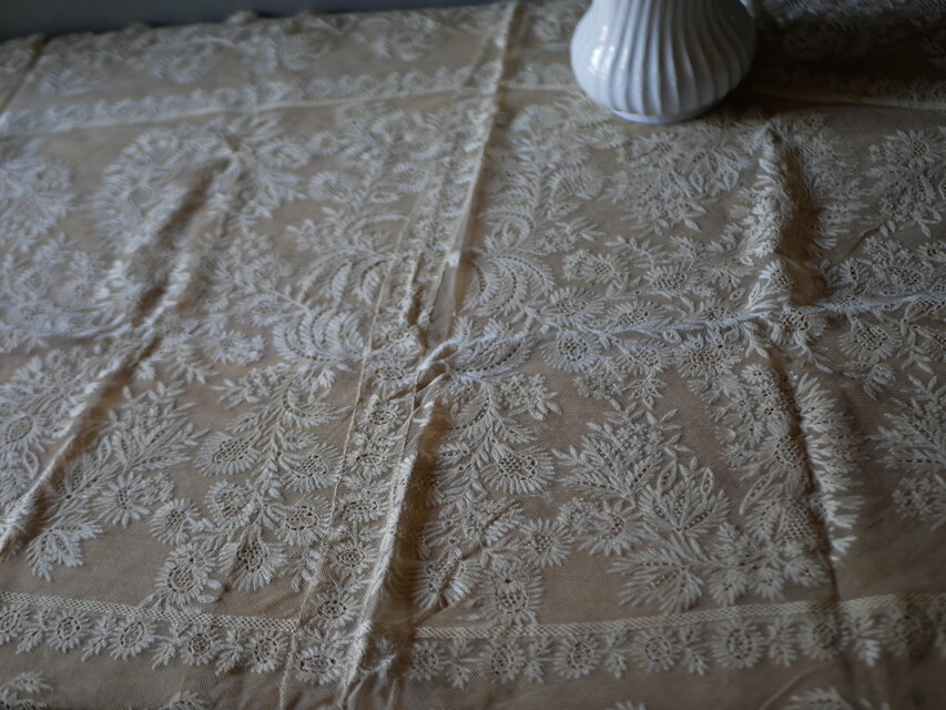アンティークレース テーブルクロス フランスアンティーク