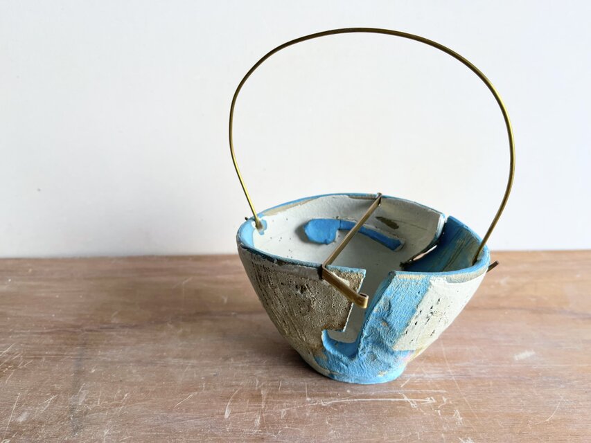 水色ピンク50 蚊やりクリップ式 真鍮とって 蚊取り線香ホルダー 蚊遣
