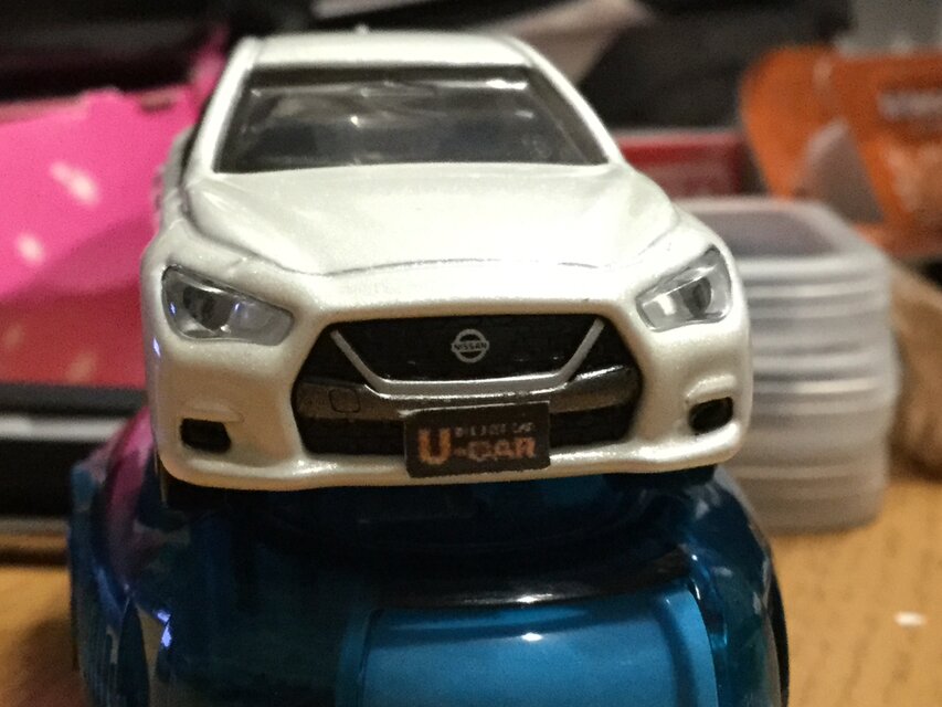 [お試し]トミカ中古車用ナンバープレート(4枚入)