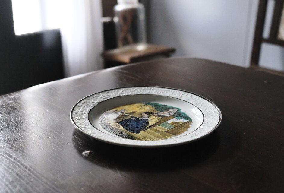 アンティーク雑貨 piropiro アンティーク コンパクト虫眼鏡 Antique Small Magnifying Glass