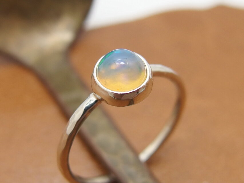 シルバーオパールリング 　13号 オパールリング13号 【silver】天然石 | iichi 日々の暮らしを