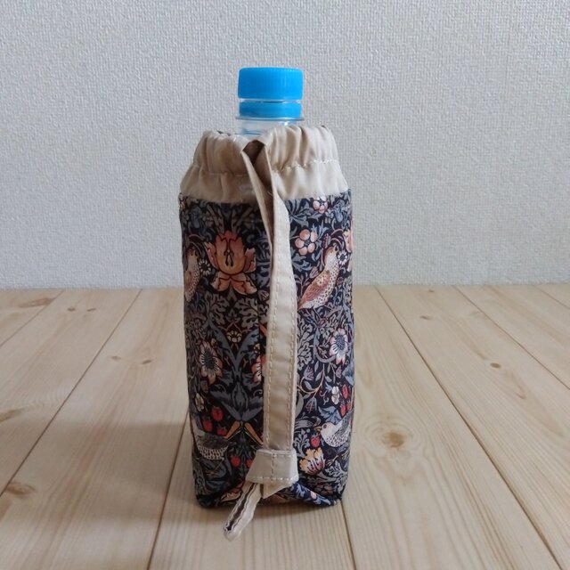 ウィリアムモリス 保温・保冷！！洗える ペットボトルカバー いちご