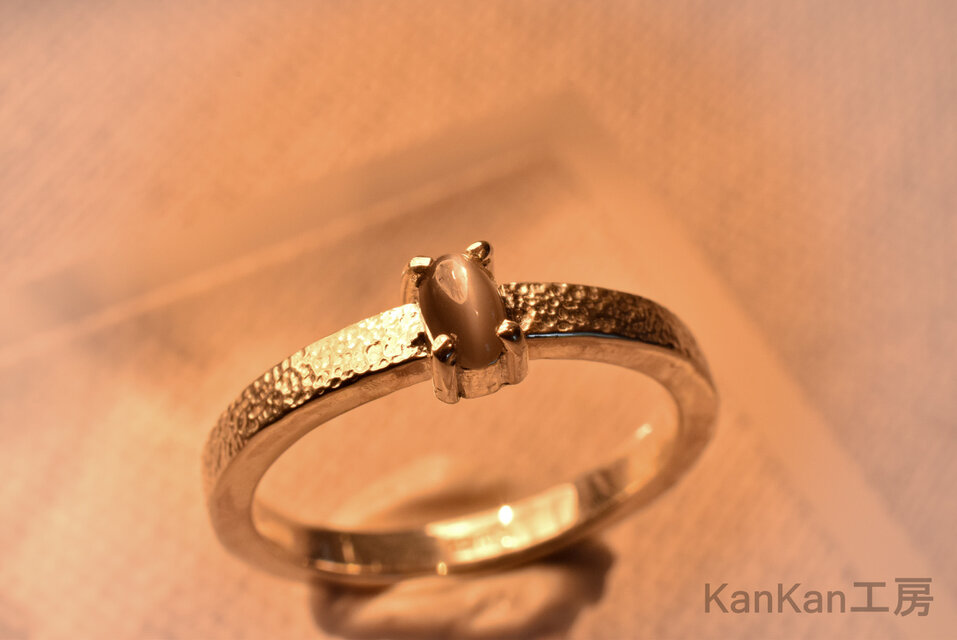 キャッツアイリング　アンティーク アレキサンドライトキャッツアイのリング | iichi 日々の暮らしを