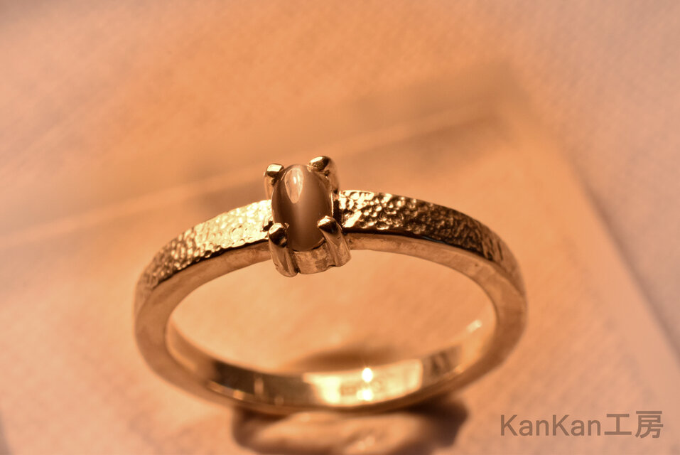 キャッツアイリング　アンティーク アレキサンドライトキャッツアイのリング | iichi 日々の暮らし