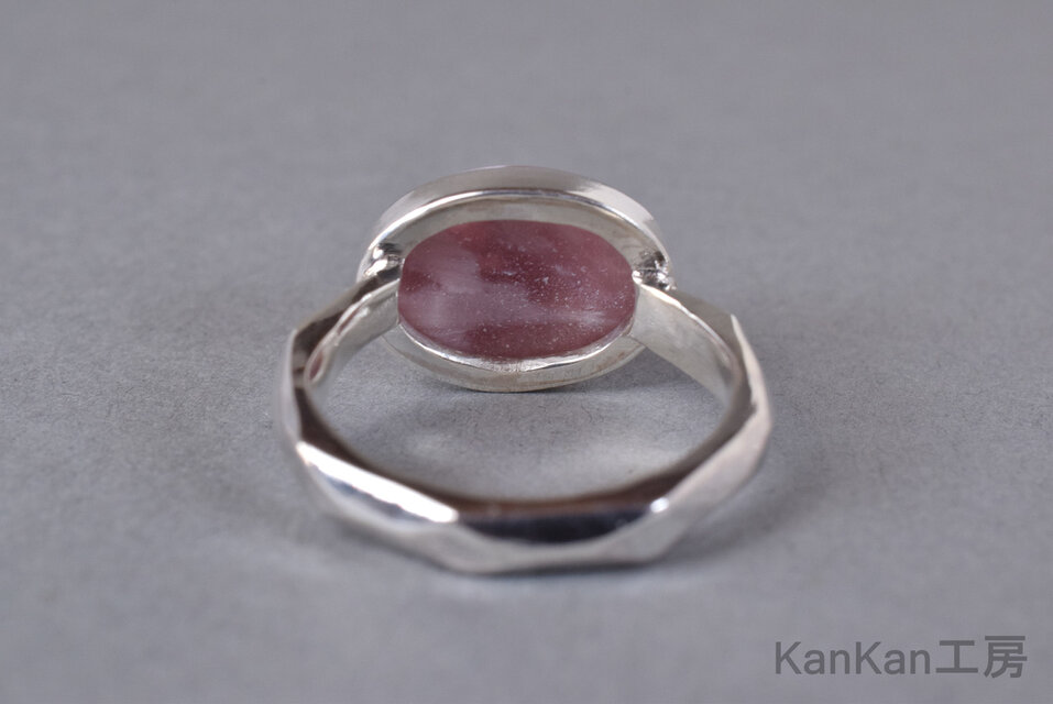 ビクトリアストーンのリング(褐色) | iichi 日々の暮らしを心地よく