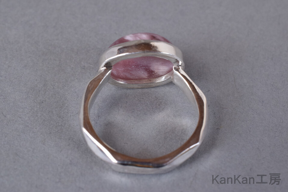 ビクトリアストーンのリング(褐色) | iichi 日々の暮らしを心地よく