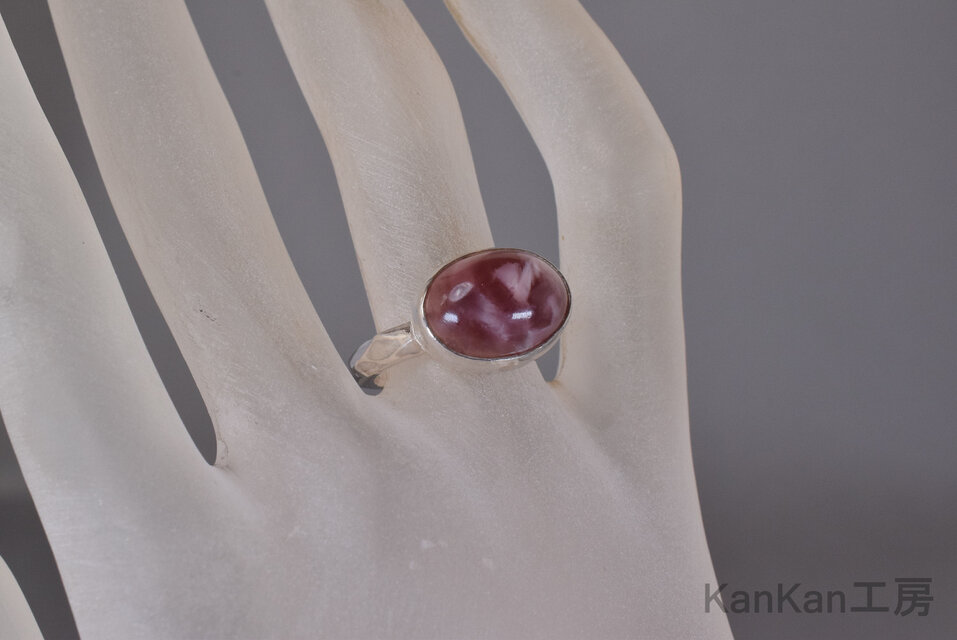 ビクトリアストーンのリング(褐色) | iichi 日々の暮らしを心地よく