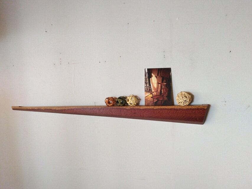 花梨のディスプレイ ウォールラック・ウォールデコ　