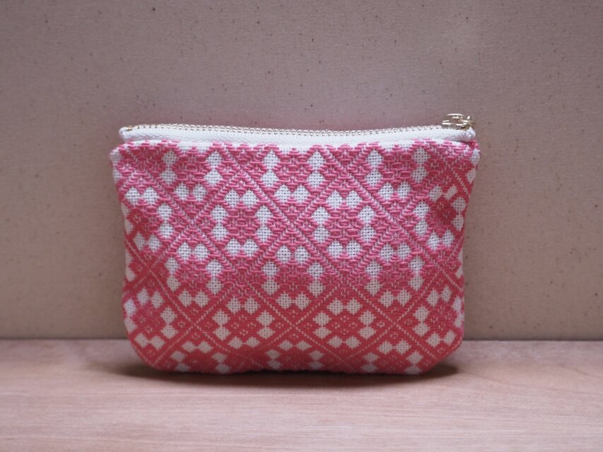 こぎん刺し ポーチ 刺繍 kogin 総刺し | iichi 日々の暮らしを心地よく