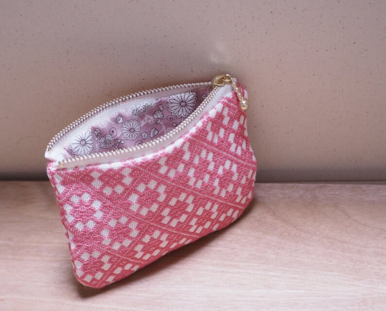 こぎん刺し ポーチ 刺繍 kogin 総刺し | iichi 日々の暮らしを心地よく