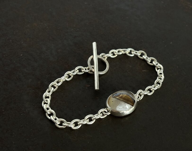 サージェナイト　チェーンブレスレット