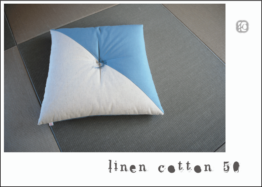 Japanese cushion＜cotton＋Linen＞５０