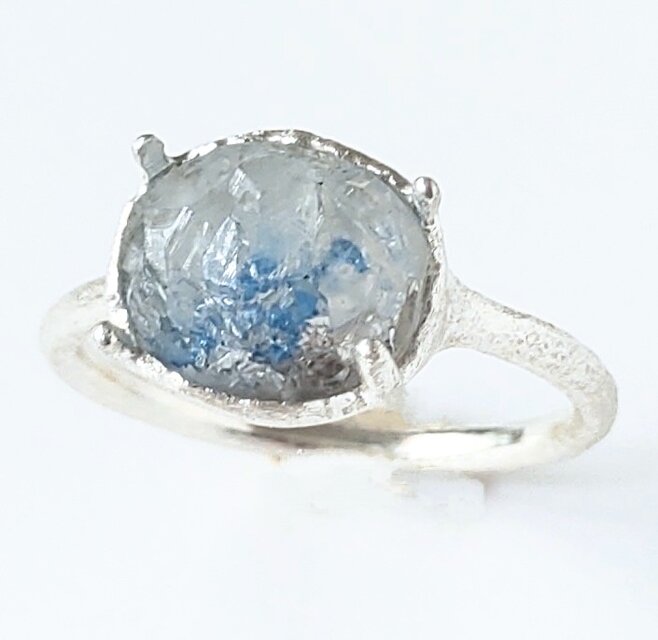 蒼氷の指輪＊ｼｬｯﾀｶｲﾄinｸｵｰﾂ 925 ring