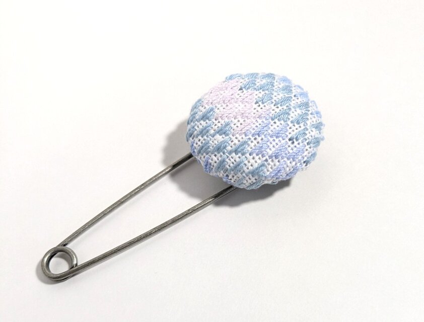 こぎん刺しストールピン