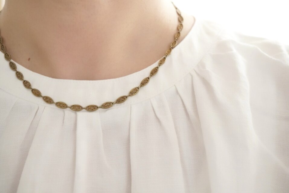 金細工の装飾 ~フィリグリーチェーンのネックレス | iichi 日々の